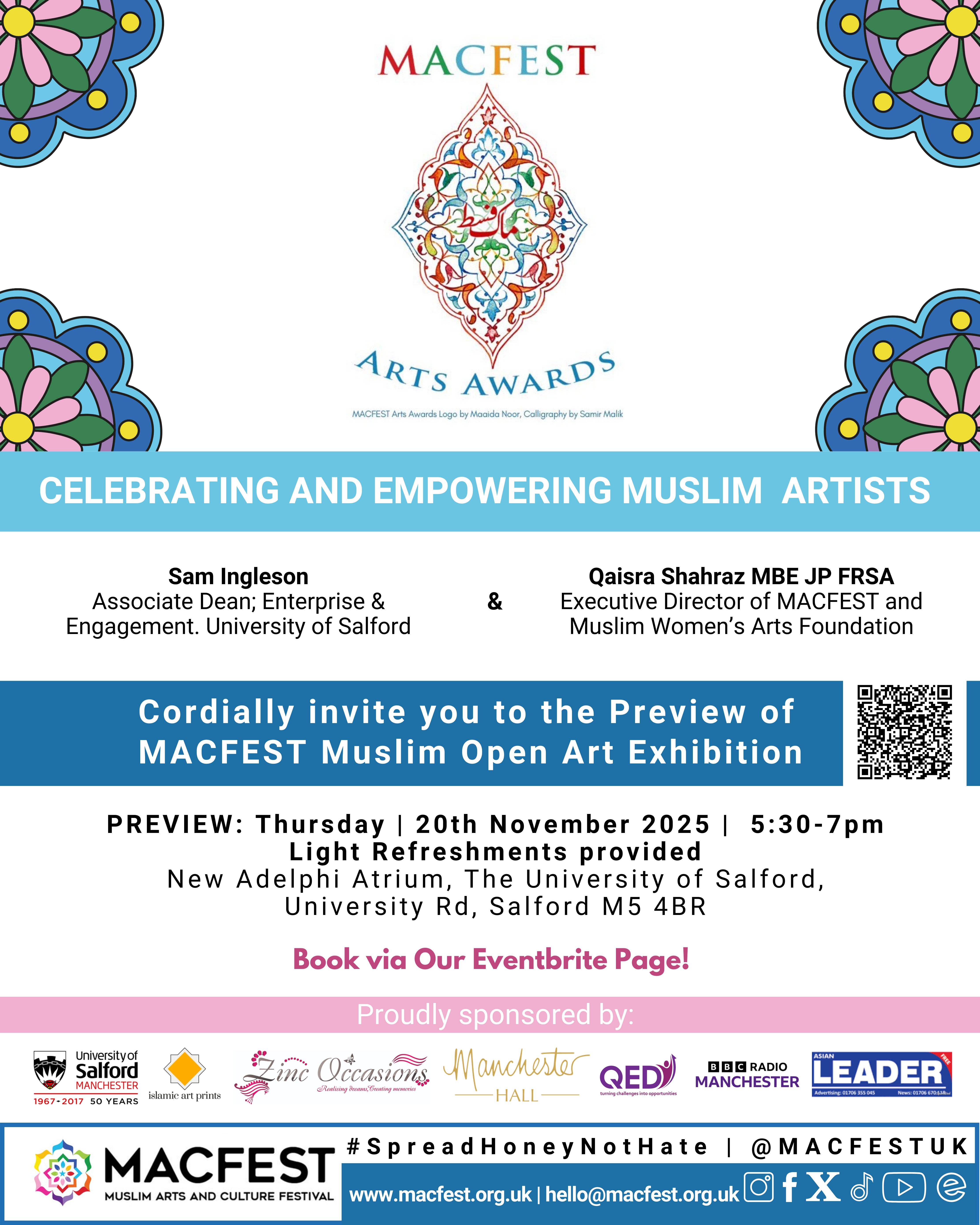 MACFEST 2025 Arts Awards Preview INVITE